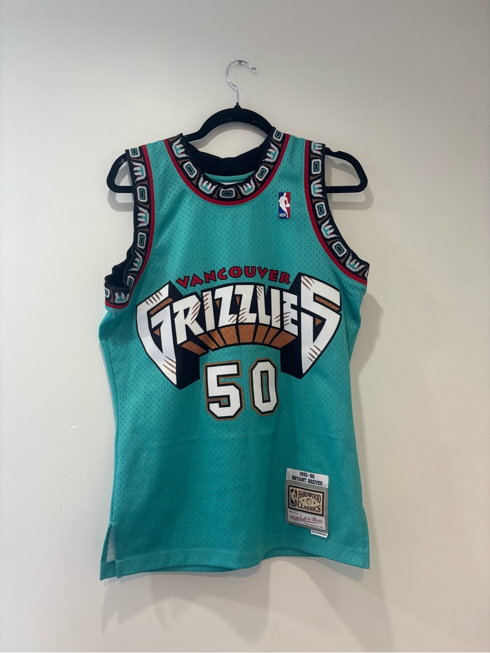 Mitchell & Ness Teal Classics Bryant Reeves Jersey